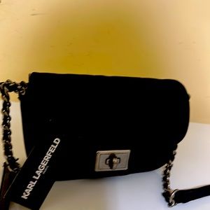 Karl Lagerfield Paris Agyness Shoulder Bag